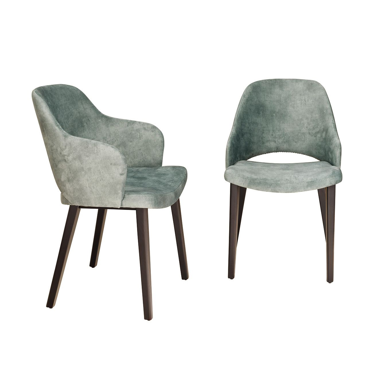 Cizron-Arm und Cizron | Beizton: Schwarz lackiert | Bezug: Bonny 400