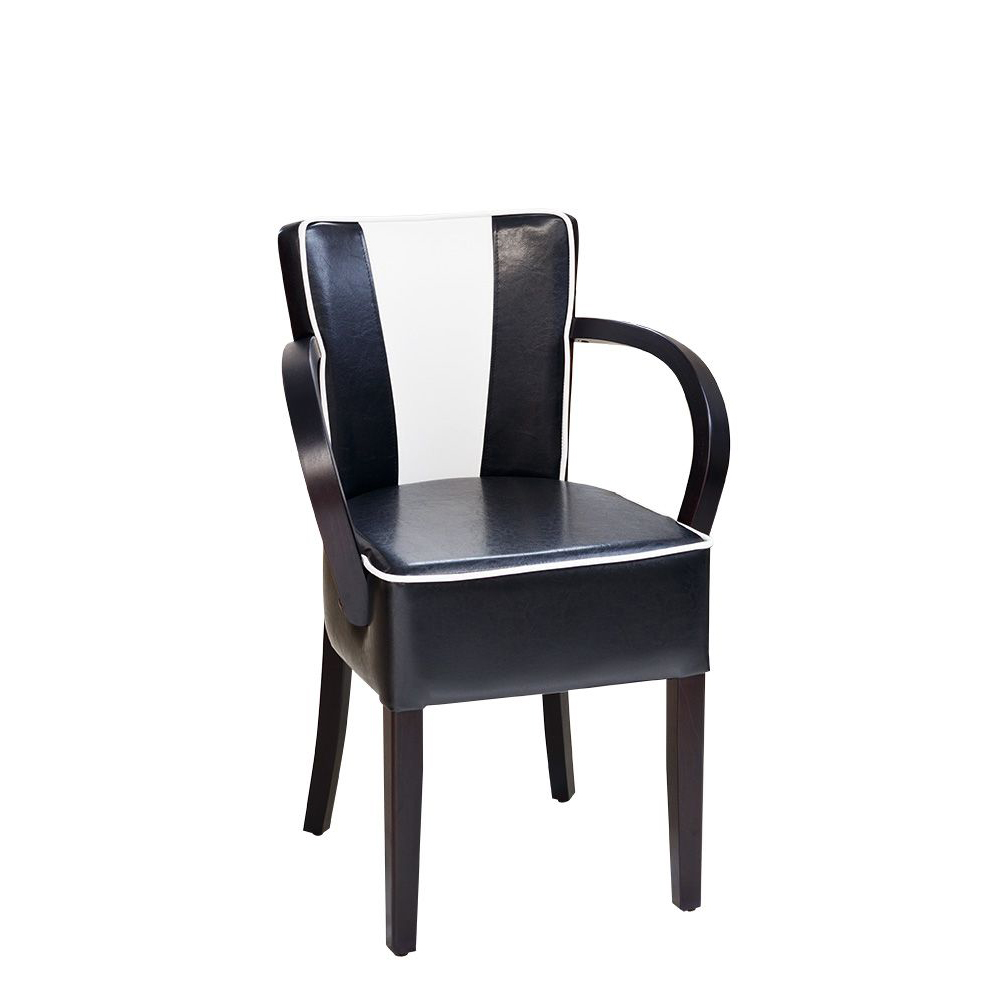 gastronomie-polsterstuhl-toran-arm-stripes-_4 Beizton: Wenge/Bezug: MG-13 mit MG-0