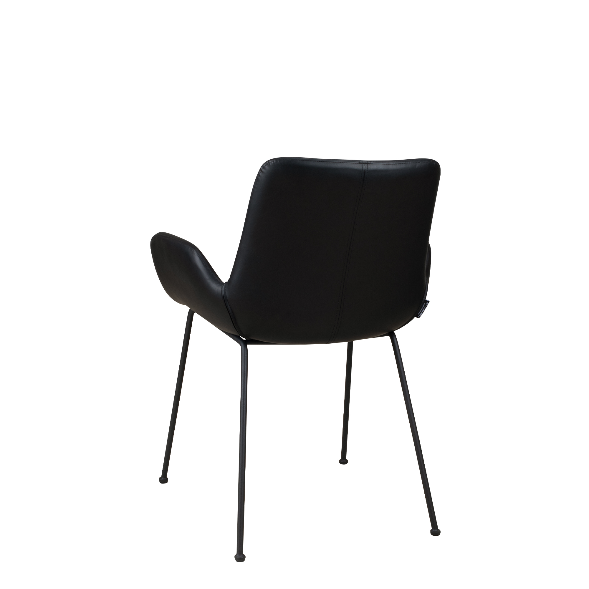 Rito Arm Antique Black Vollpolsterstuhl für Gastronomie – Rueckansicht