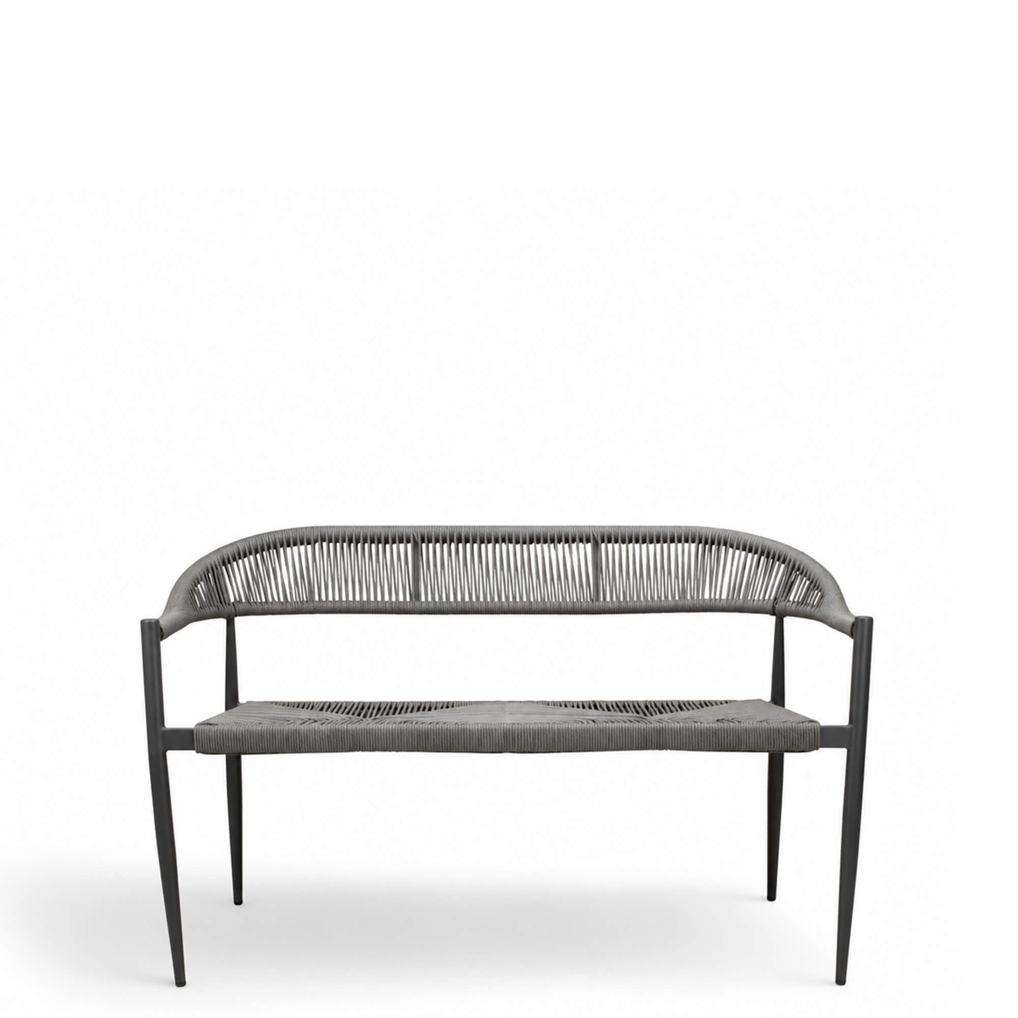 Gastronomiestuehle Outdoorbaenke Spidano X Duo Grey - Frontal