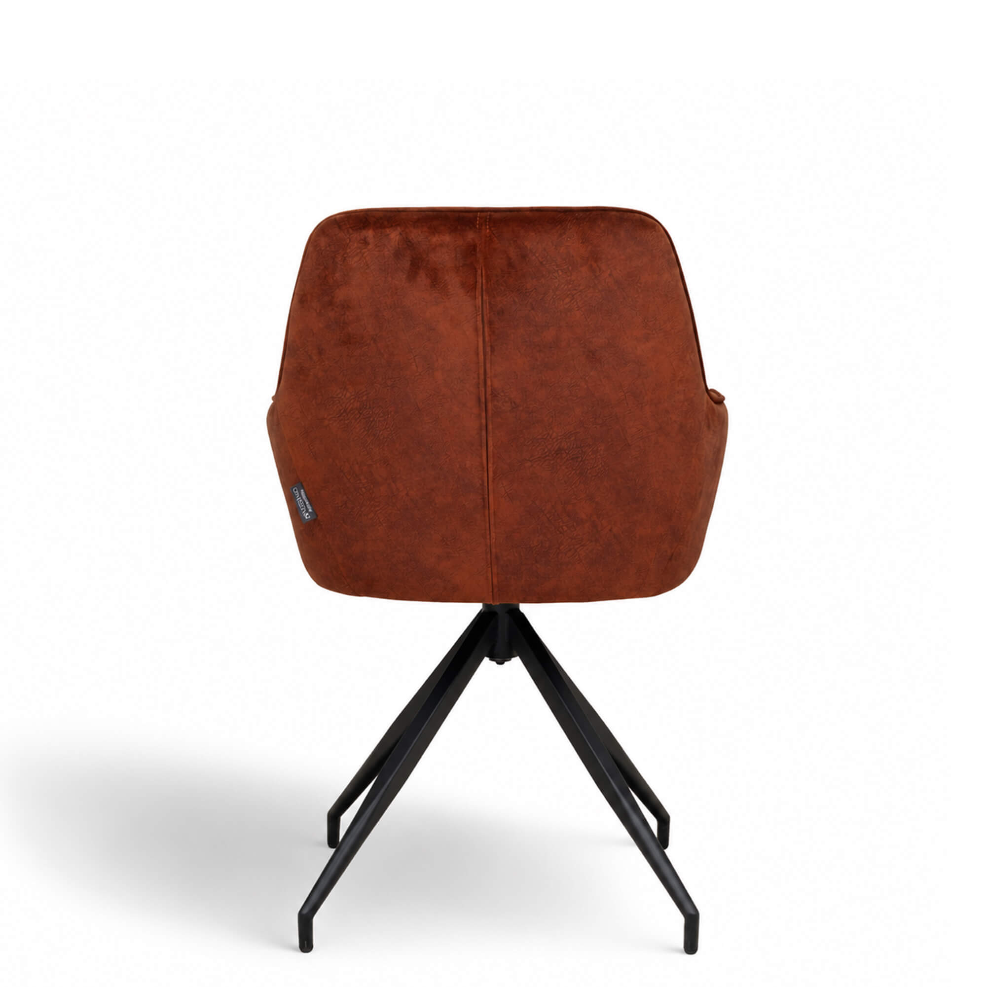 Gastronomiestuehle Polsterstuehle mit Drehgestell Lenoro Marble 300 Velour - Rueckansicht