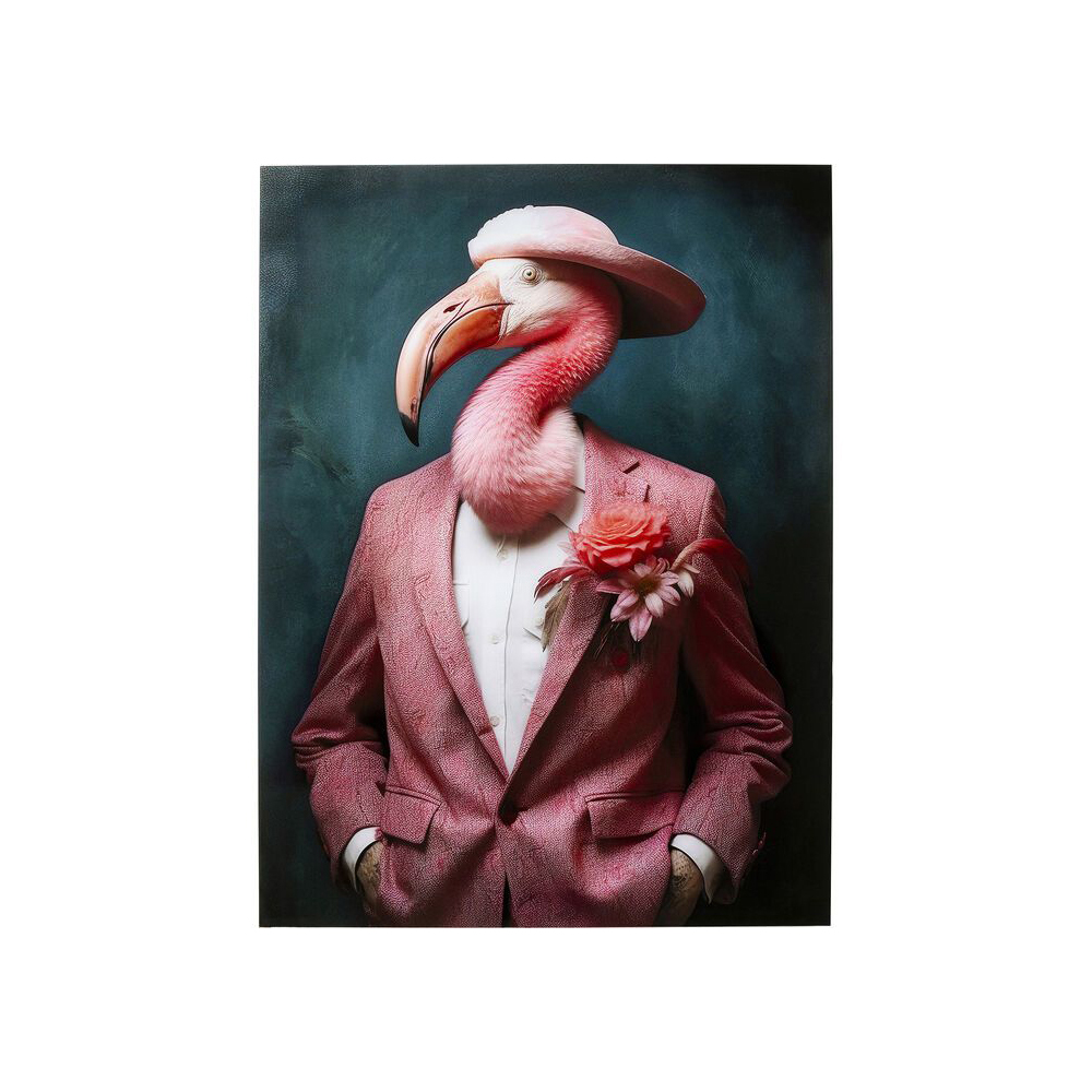 56278_master_a Glasbild Mister Flamingo