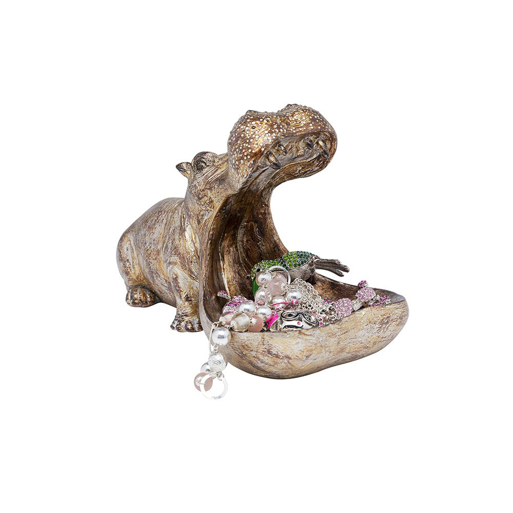 Deko Figur Hungry Hippo 27cm