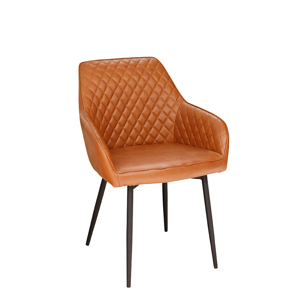 Gastronomiestuhl_Polsterstuhl_Lunaro-Step-Arm-brown_vorne_2_1000px Lunaro Step Arm brown