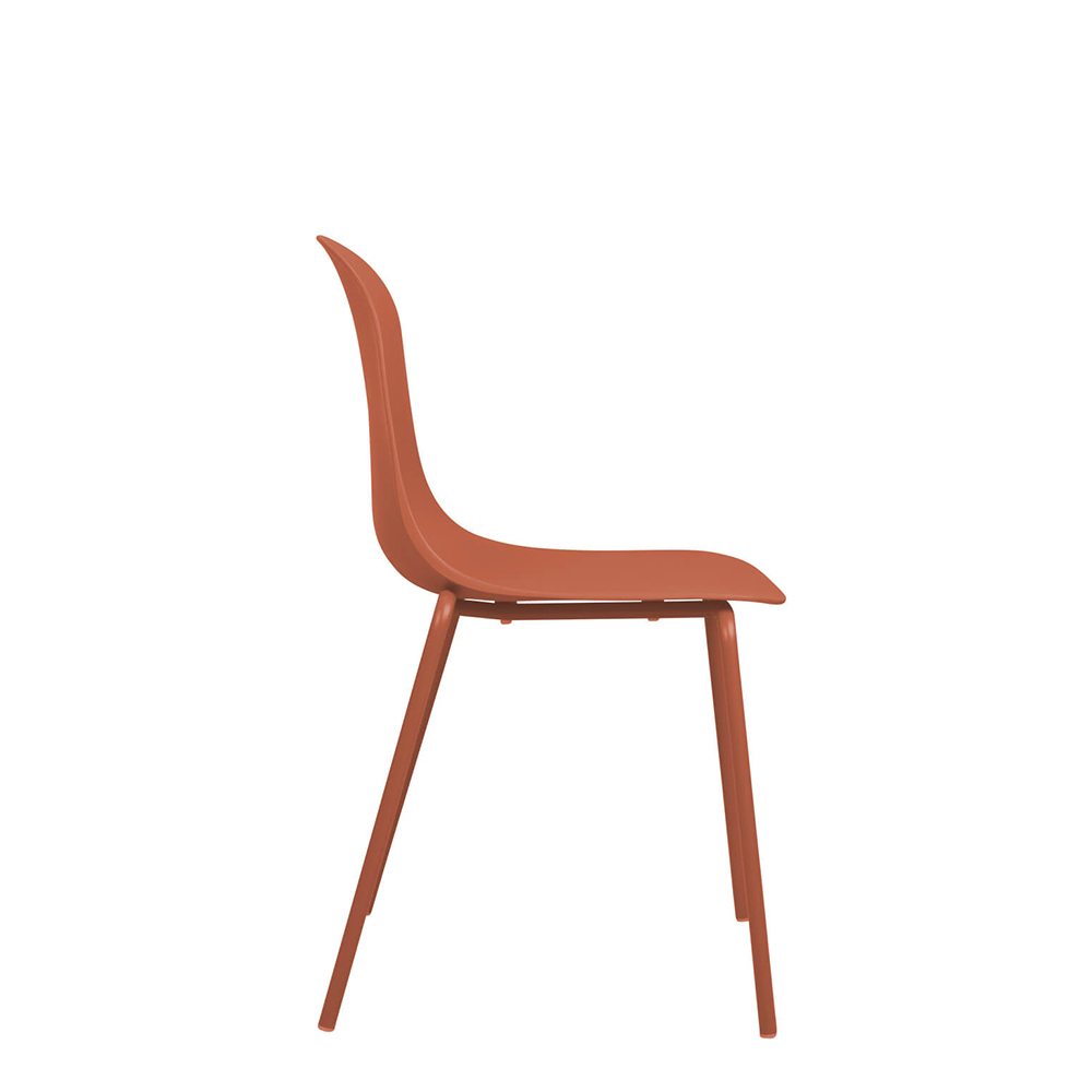 Gastronomie-outdoor-Kunststoff-stuhl_FOMA-F853-Orange_seite-_farbkorr Kunststoffstuhl FOMA F853 Orange