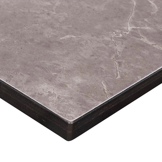 HPL Compact Stone Brown Tischplatte