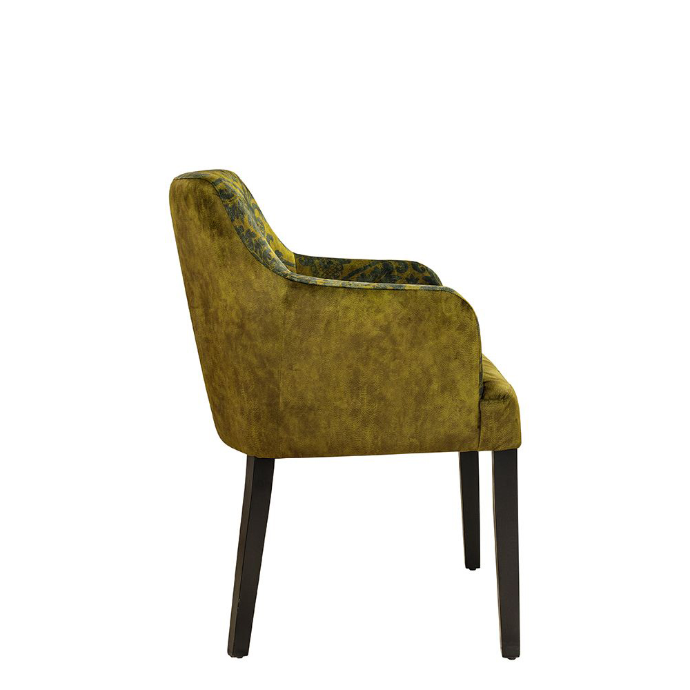 Beizton: Wenge | Sitz: A3943-gelb | Rücken: A3958-Flower