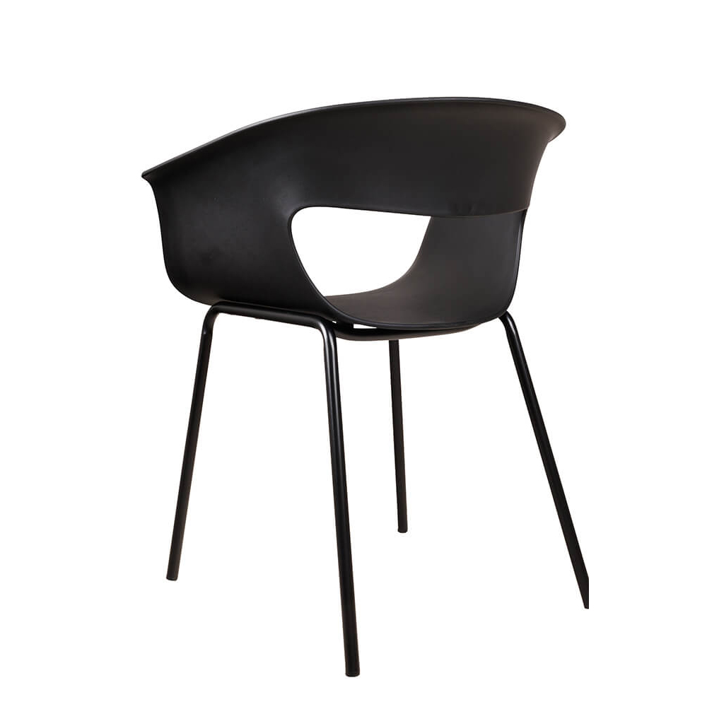 Gastronomiestuhl_Outdoor_Kunststoffstuhl_FOMA-F835-Black_43 Kunststoffstuhl FOMA F835 Black