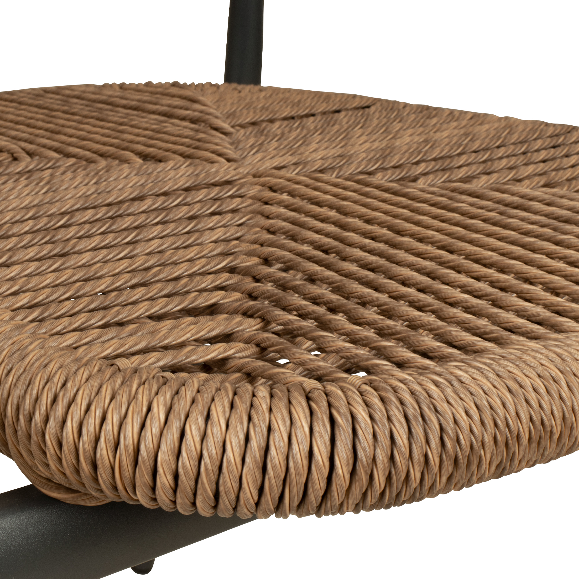 Jacora wheat Outdoorstuhl mit Geflecht – Detail Sitzflaeche