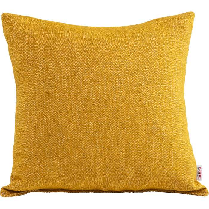 gastronomie_kissen_RDQ_mustardt_gelb_40x40cm_limit Kissen RDQ Mustard Gelb 40x40 cm Limited mit fein strukturierter Weboberfläche in Senfgelb
