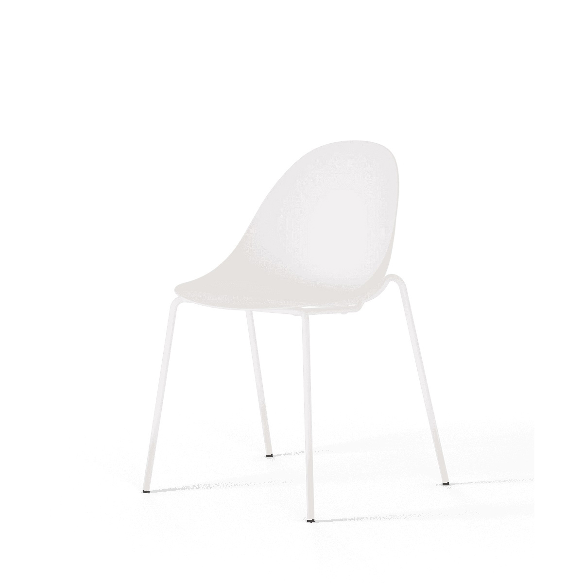 HIRO-01-PURE-WHITE-SHELL-WHITE-SATIN-LEG-Medium