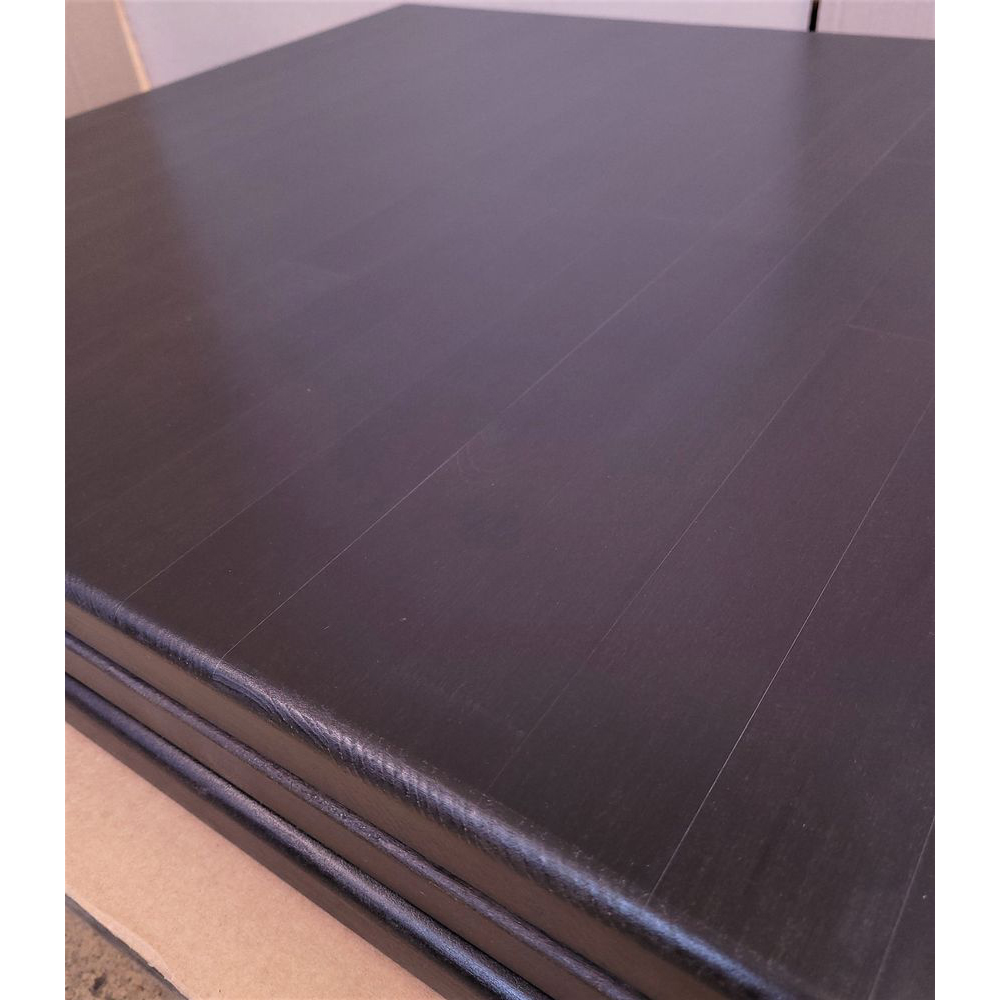 Massivholz-Tischplatte 30mm 70x70cm Wenge - Sonderposten