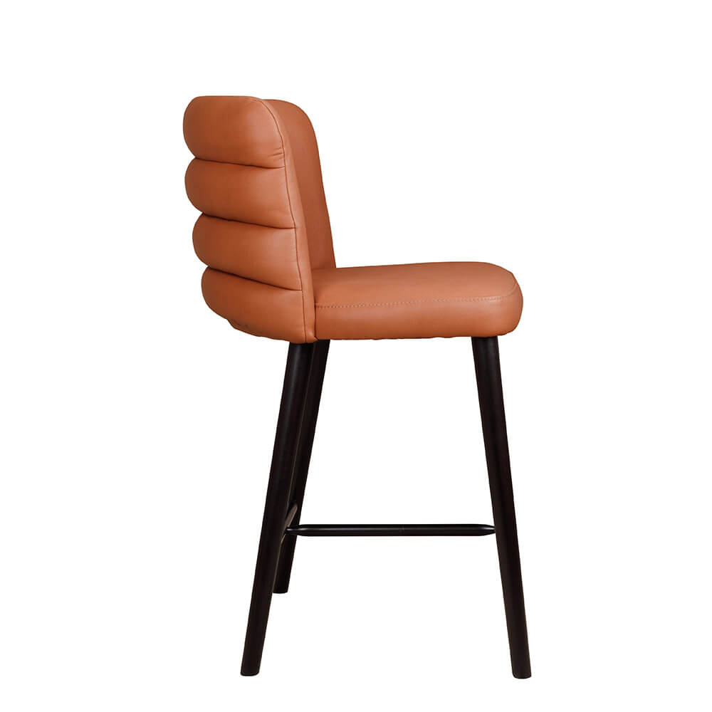 Polsterbarhocker Edono-Bar mit Buchenholzgestell in Gastronomiequalität