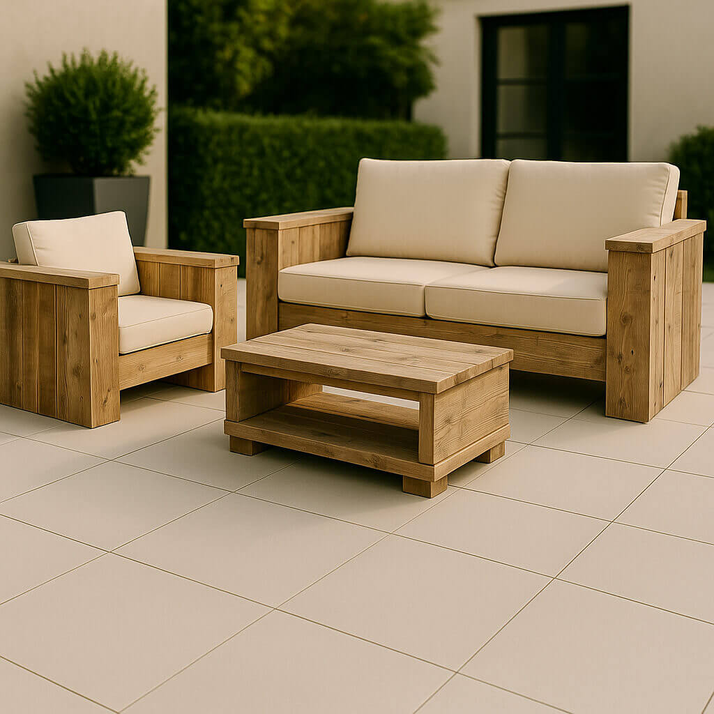 Outdoor-Holzmöbel für die Gastro