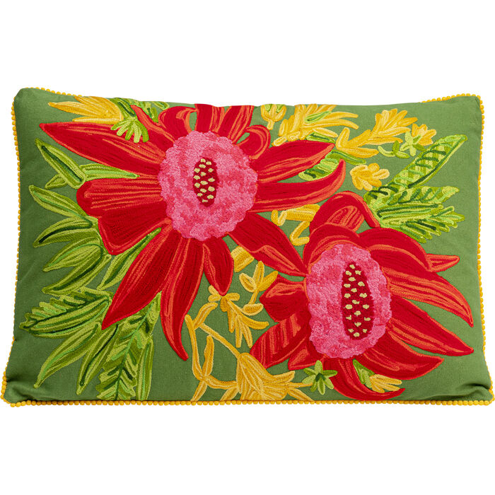 KARE-54521-700x700 Kissen Fiorista Grün 60x40cm