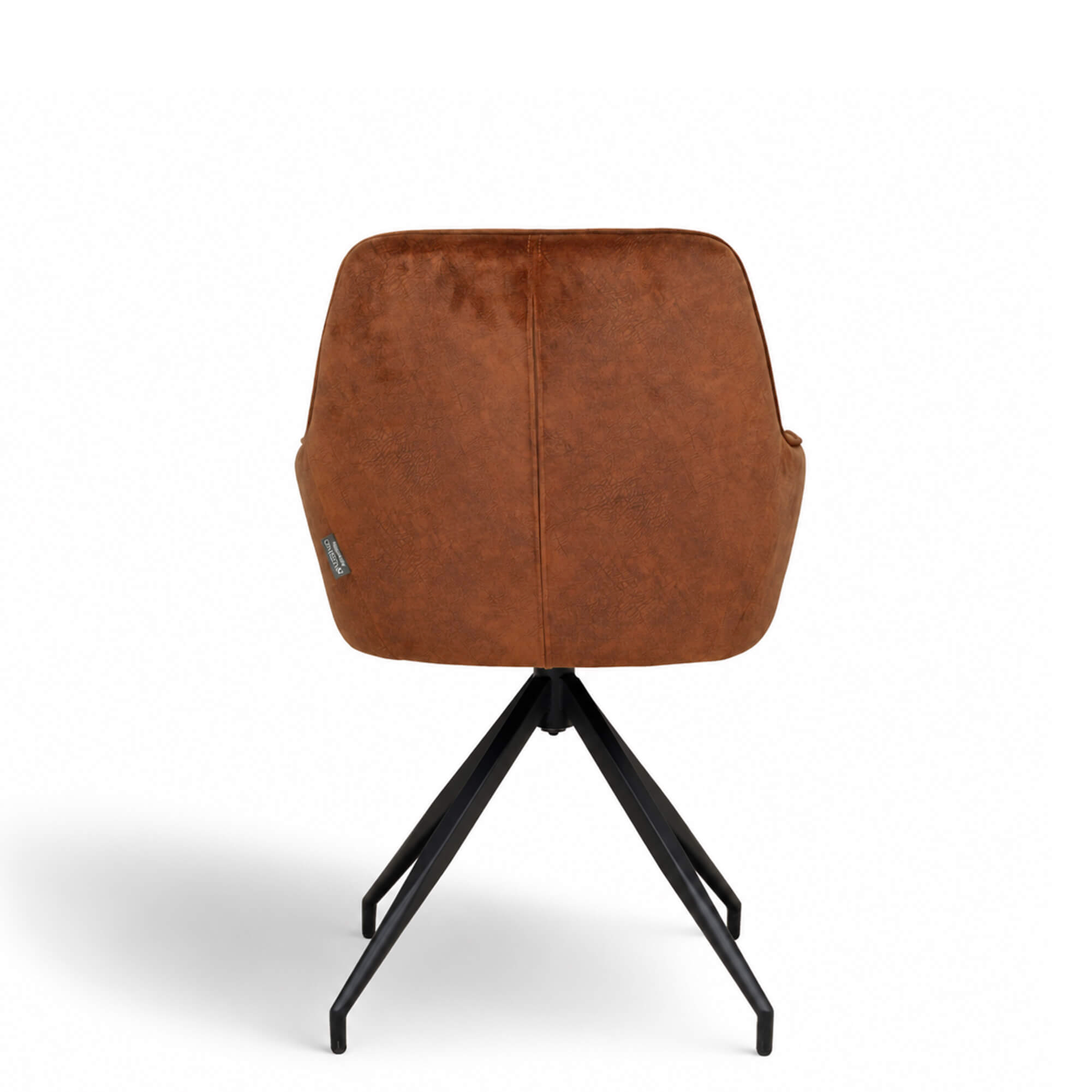 Gastronomiestuehle Polsterstuehle mit Drehgestell Lenoro Marble 300 Velour - Rueckansicht
