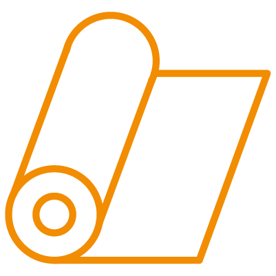 Bezugsmaterialien als Meterware