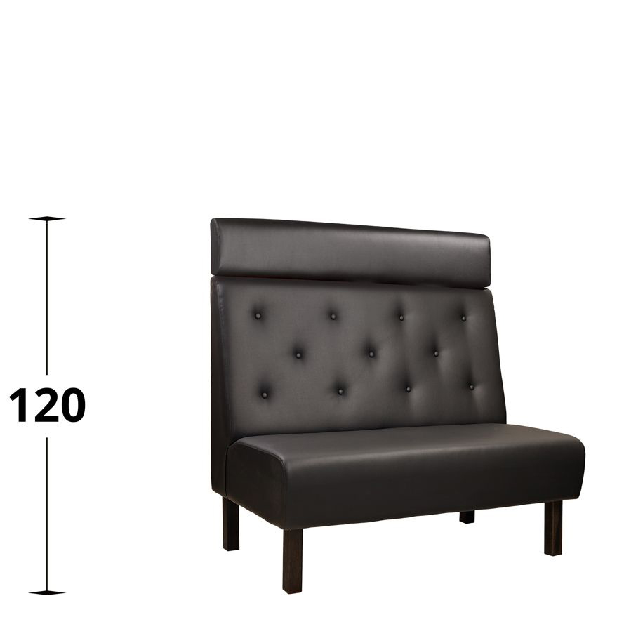 Gastronomie_Volpolsterbank_Econa-105-k-120cm_bemassung Econa 105 K 120 cm