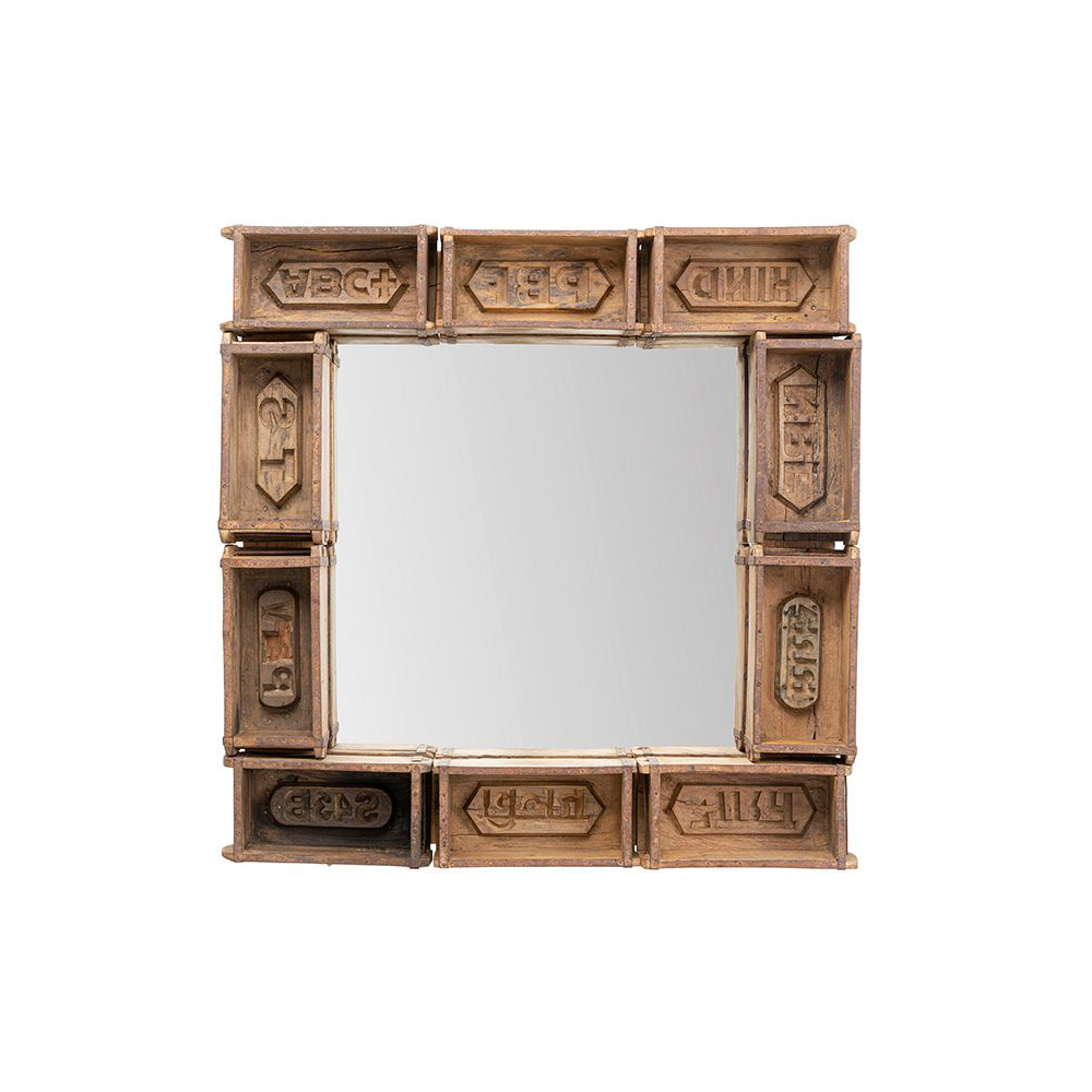 Wandspiegel Brick 90x90cm