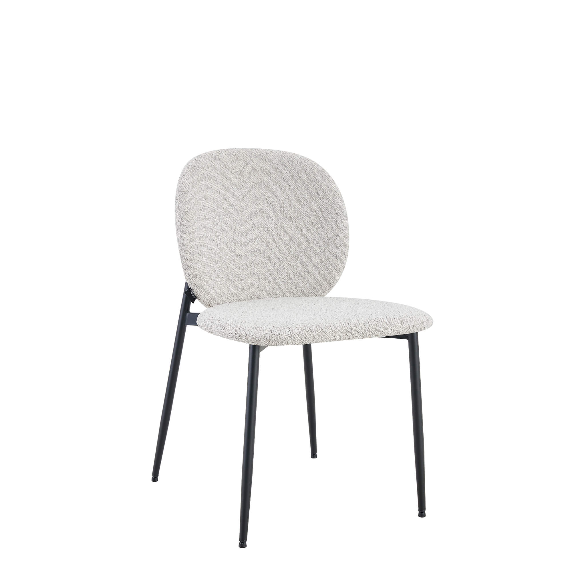 restaurantstuhl_polsterstuhl_nojo_santa-cruz_801_vorne Polsterstuhl für die Gastronomie Nojo-Santa-Cruz 801 schräg von vorne mit gepolsterter Sitzfläche und Metallgestell