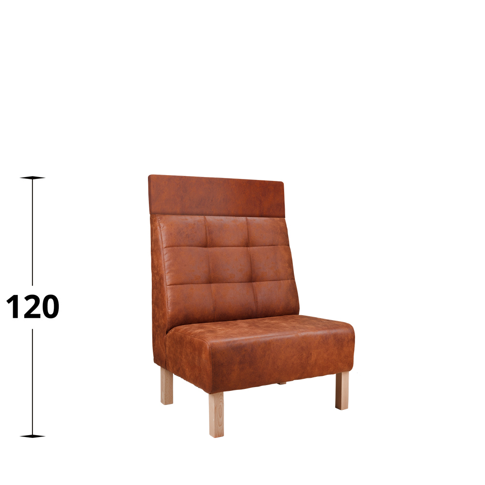 Gastronomiebank_Polsterbank_Econa107-K_100_front_web Econa 107 K 100 cm