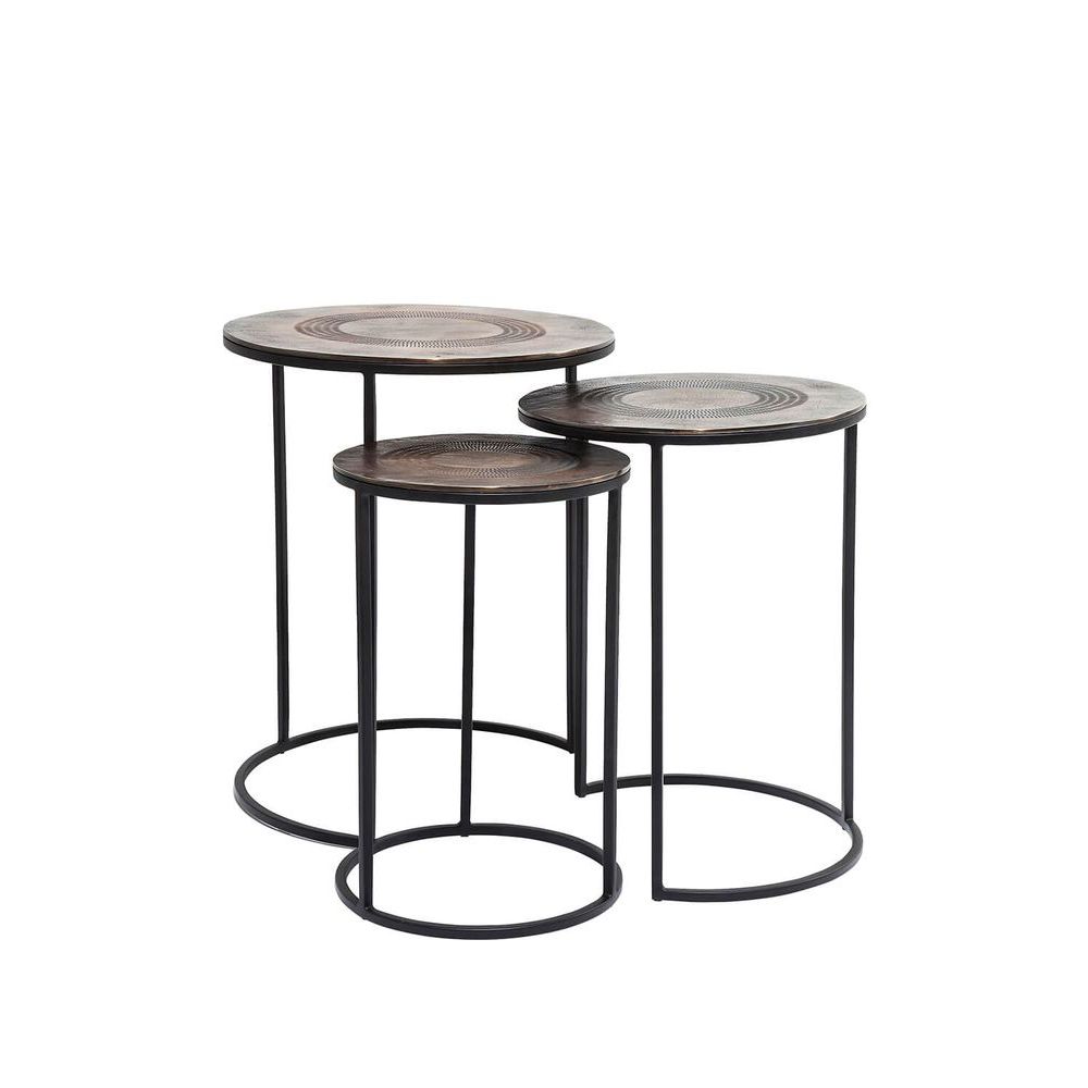 80270 Beistelltisch Marrakesh Ø48cm (3/Set)