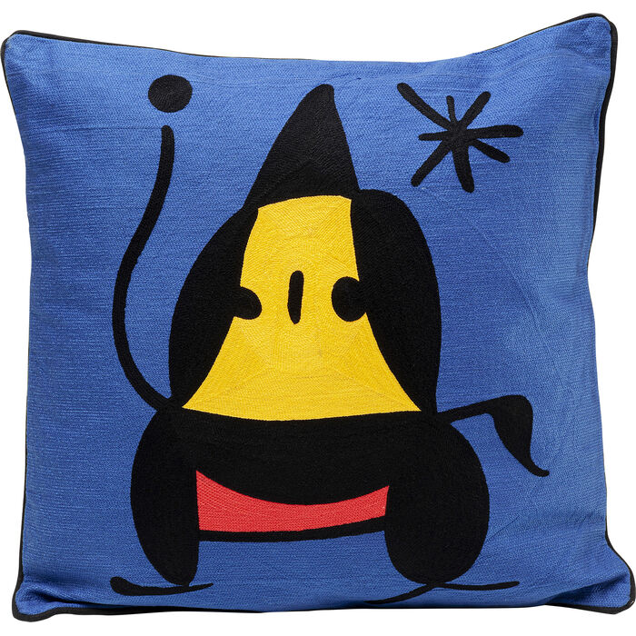 KARE-57227-700x700 Kissen Art Line Blau 50x50cm