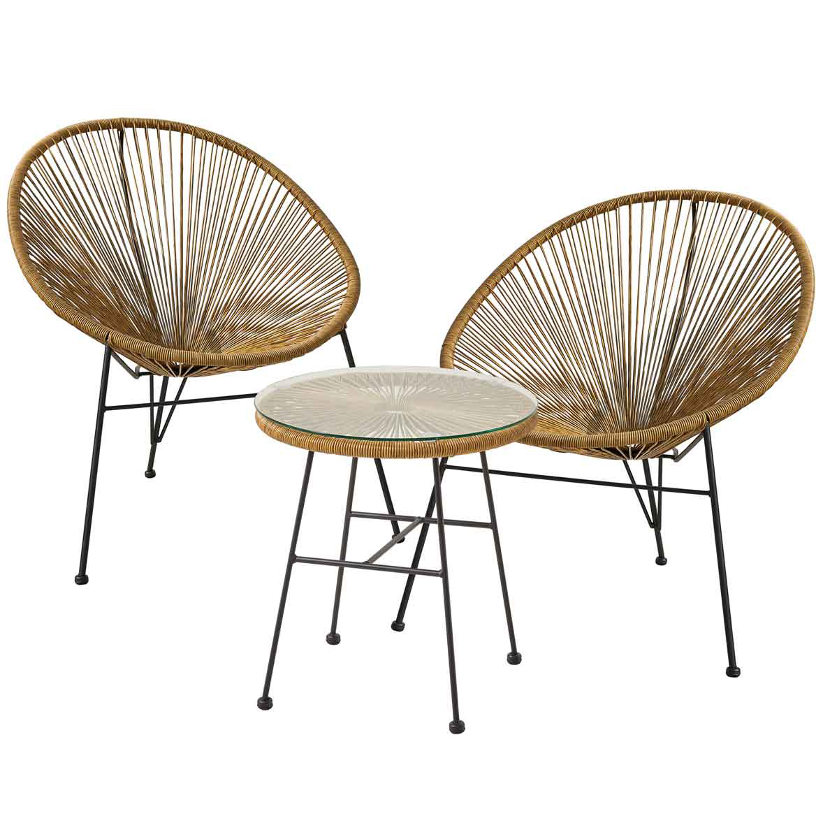 Outdoor-Set Acapola Natur