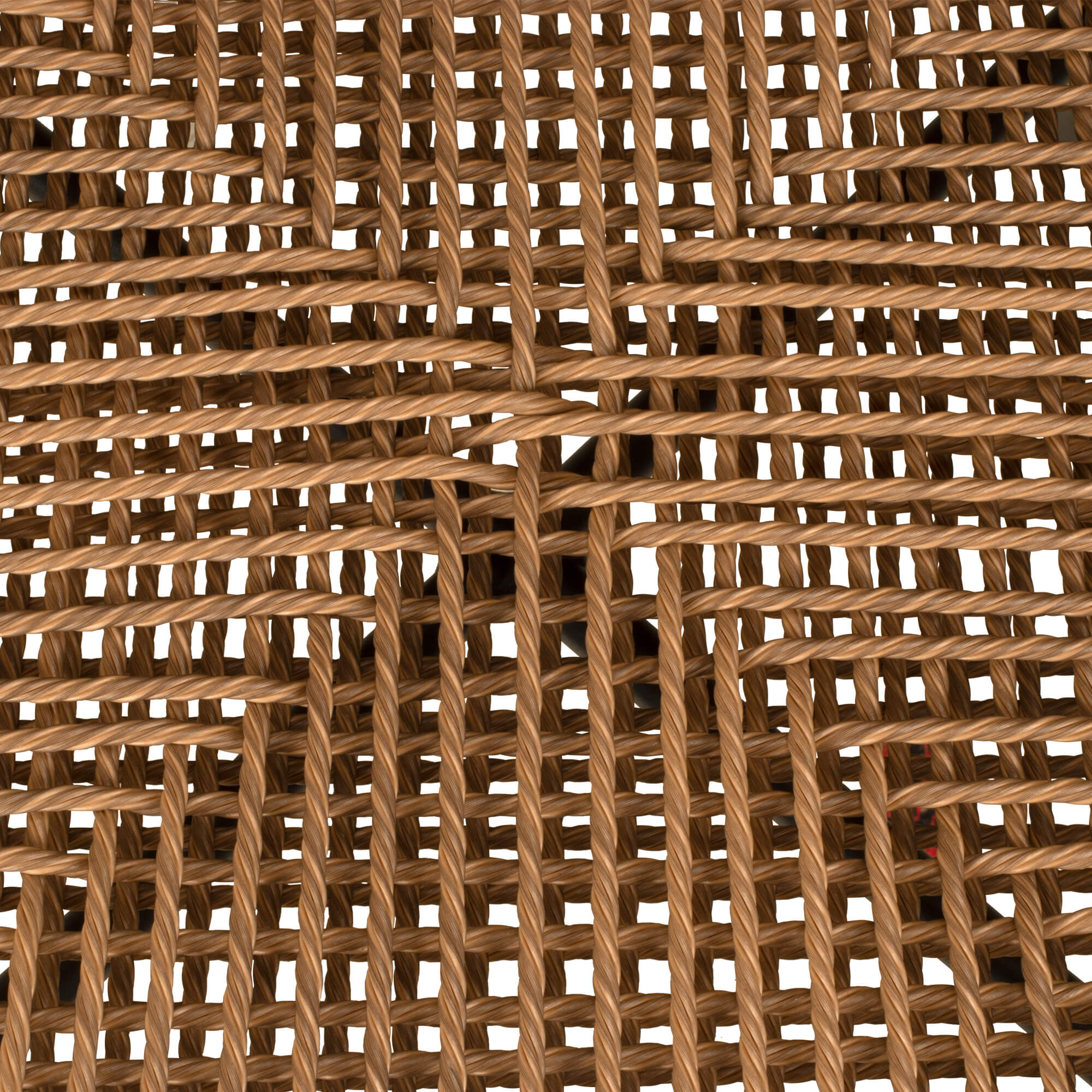 Elefino Natur Outdoorstuhl mit Geflecht – Geflecht