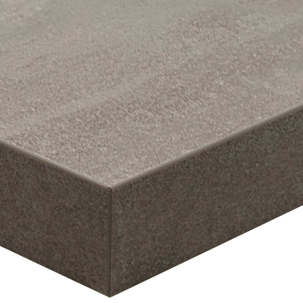 HPL_38mm_Oxidgrau_Ausschnitt 38mm HPL beschichtet Tischplatte