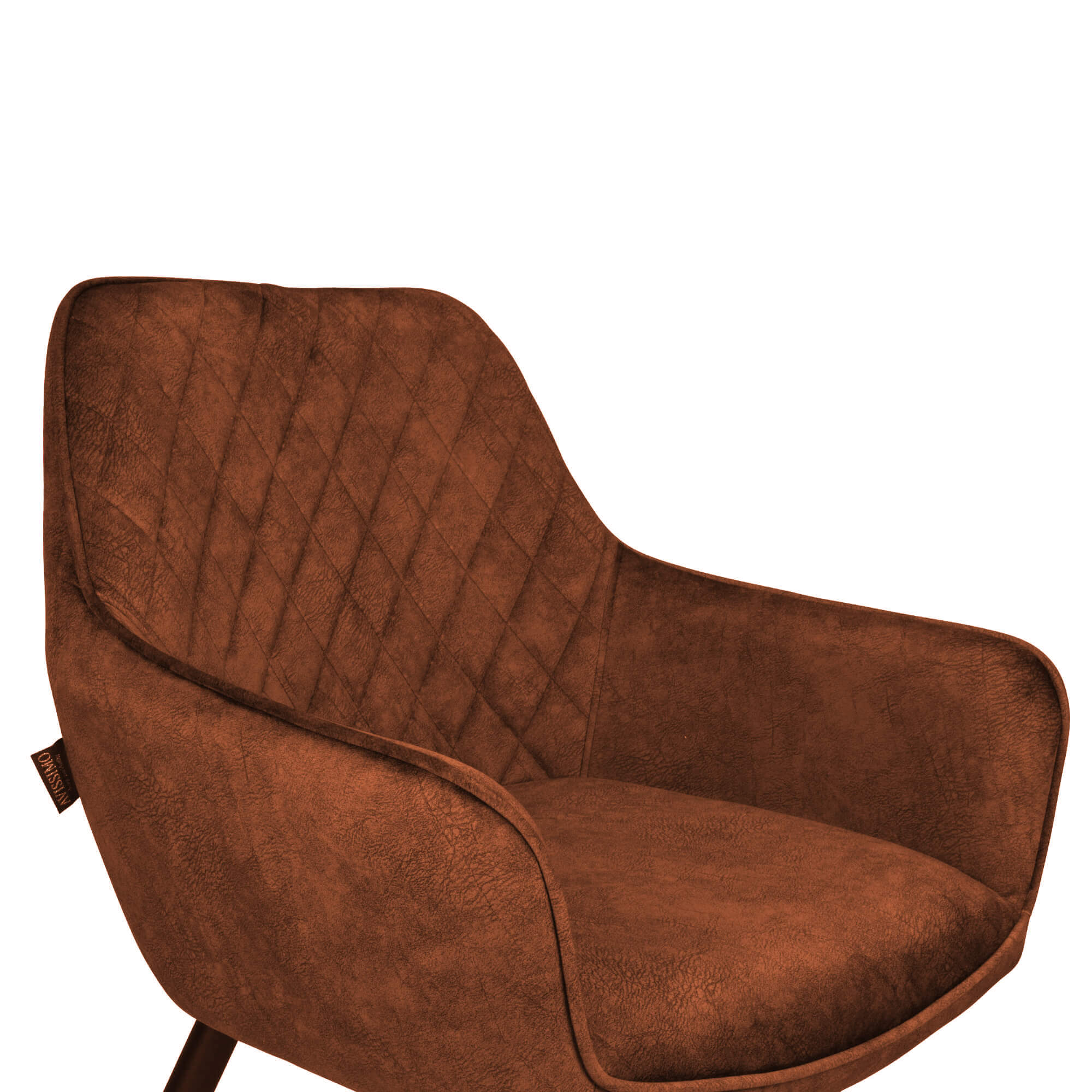 Gastronomiestuehle Polsterstuehle mit 4-Bein-Gestell Lenoro Marble 300 Velour - Armlehne