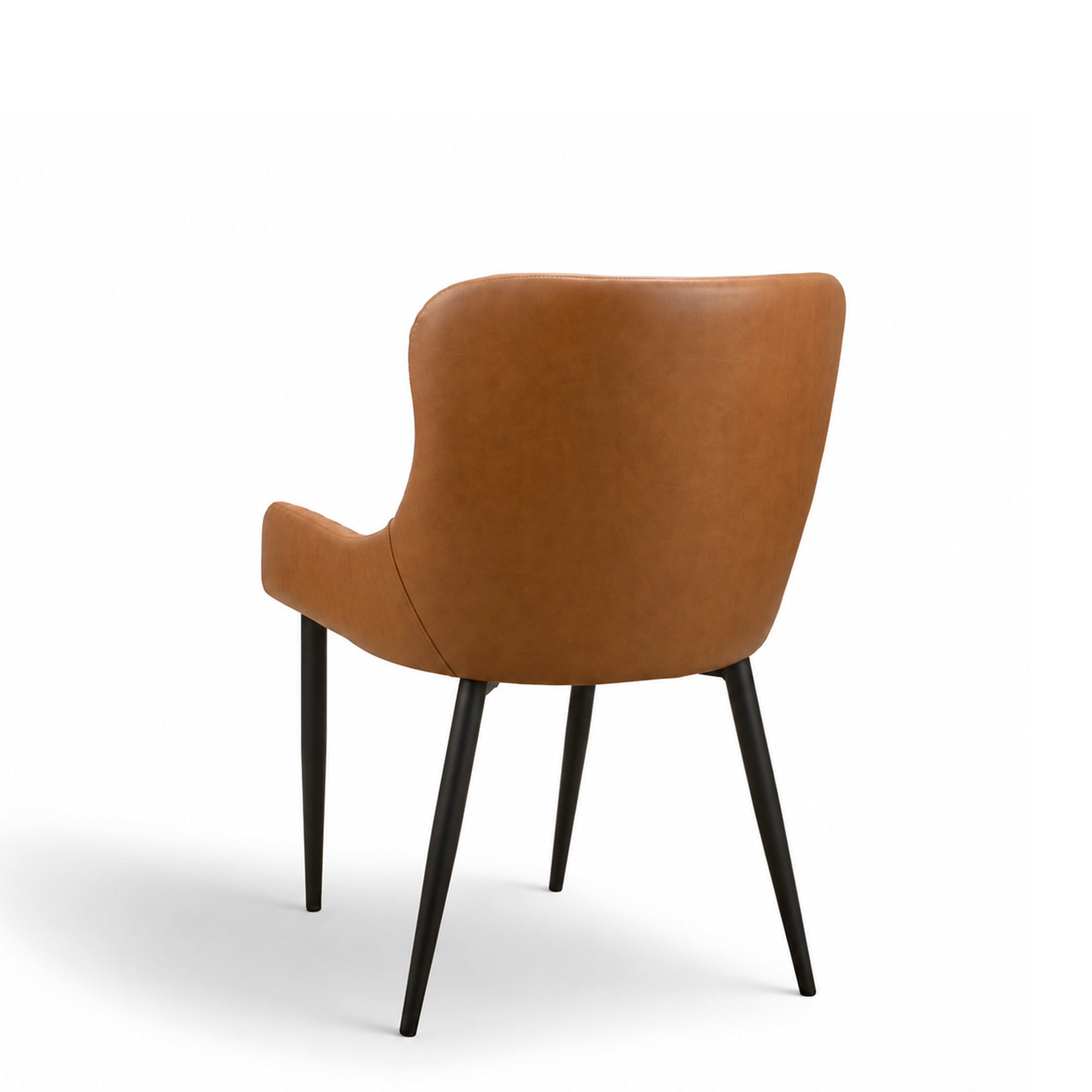 Outdoorstuhl mit Geflecht Sorano brown - Rueckansicht