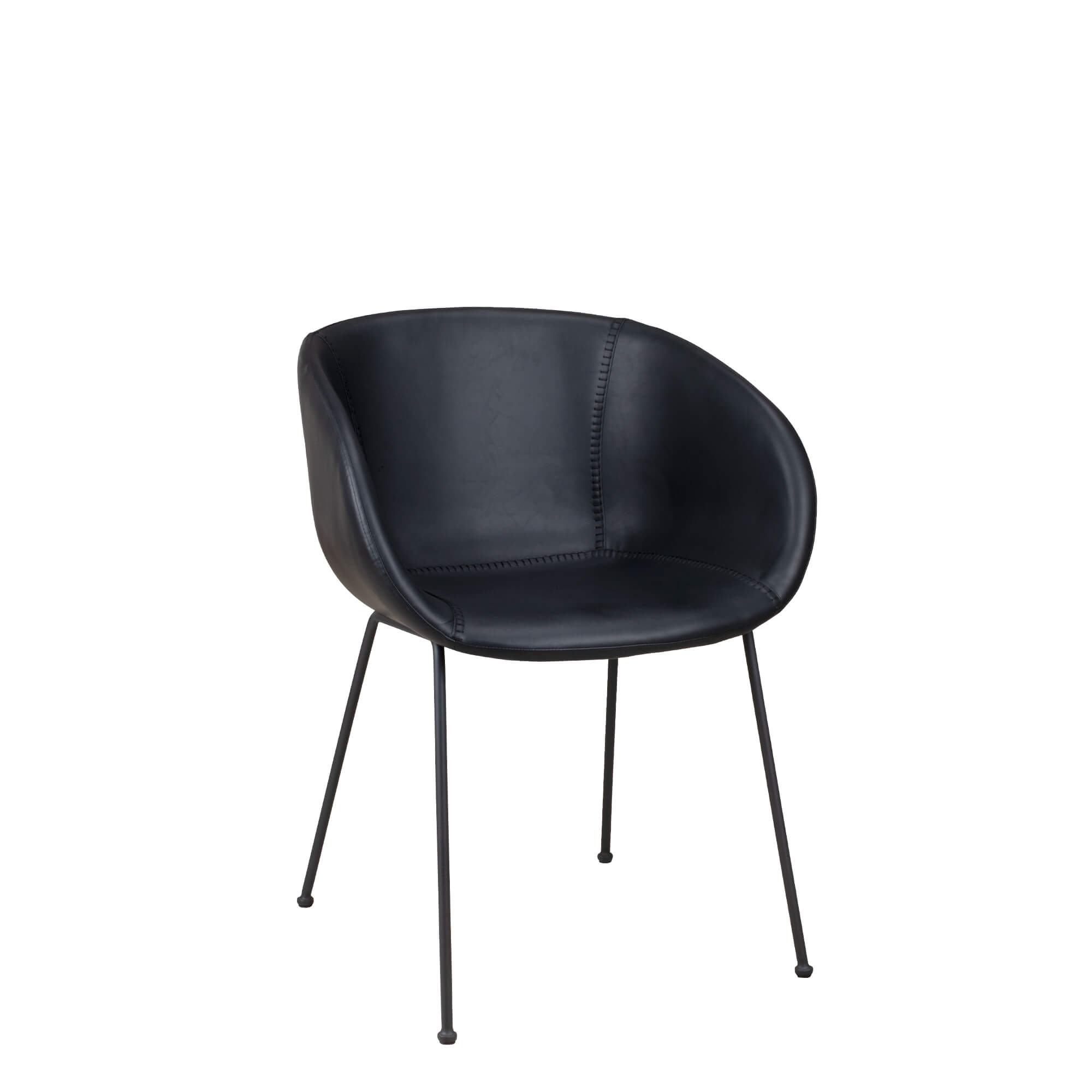 gastronomiestuhl_polsterstuhl_estara_antique_black_vorderansicht Gastronomiestuhl Polsterstuhl Estara Antique Black - Vorderansicht