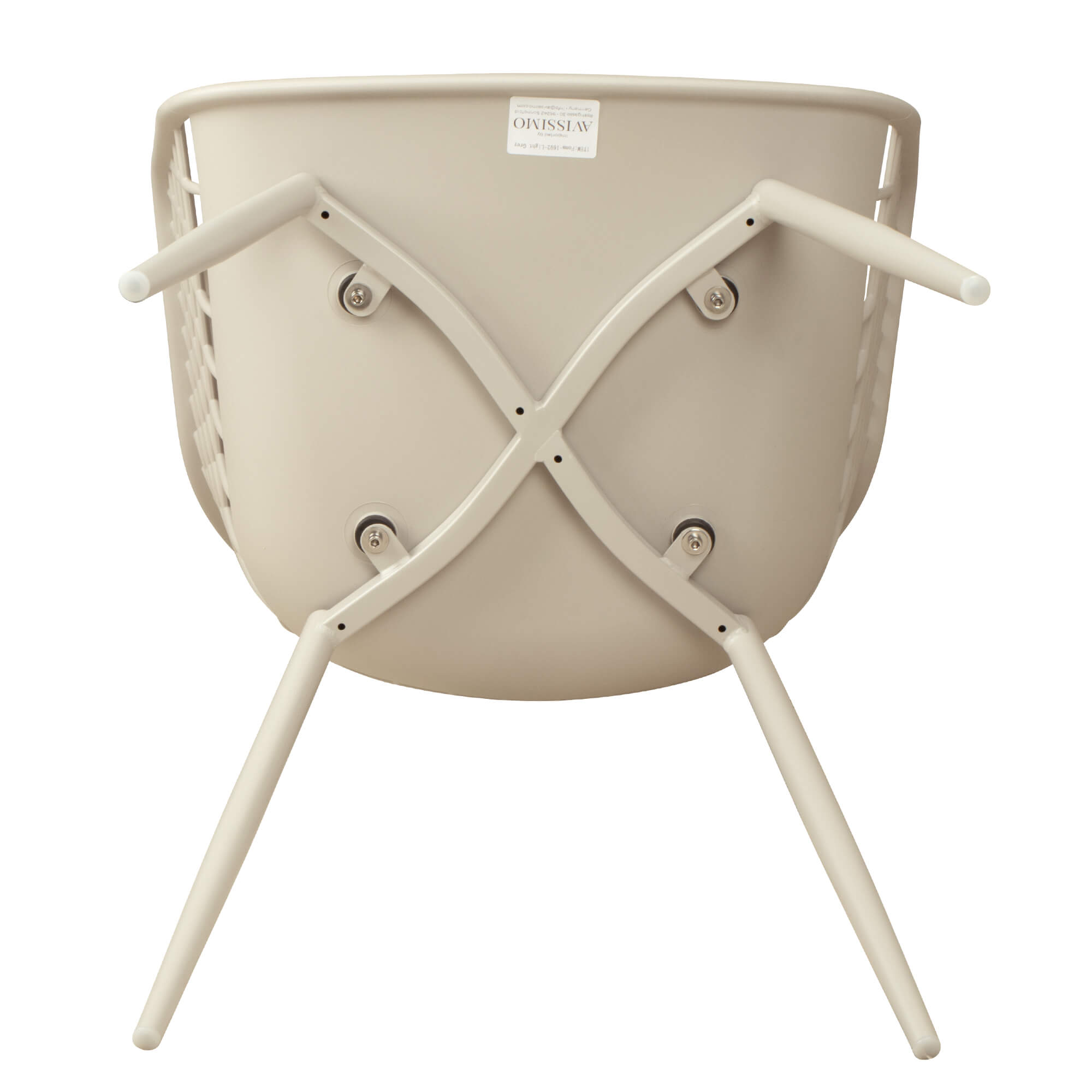 Gastronomiestuhl Outdoor Foma 1692 light-grey - Detail Gestell