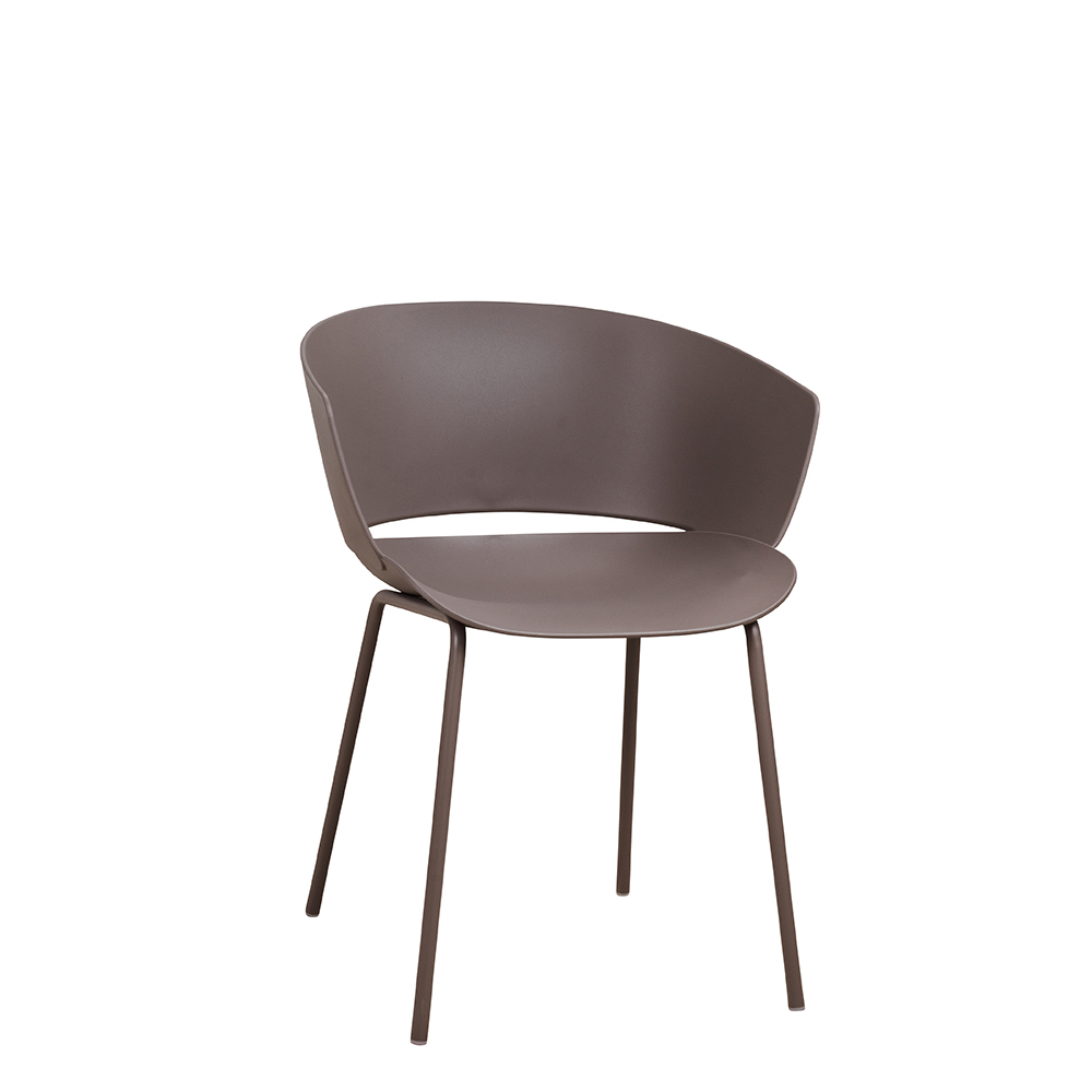 Gastronomie-outdoor-kunststoff-stuh-FOMAl-F832_Taupe_vorne_1000px Kunststoffstuhl FOMA F833 Taupe