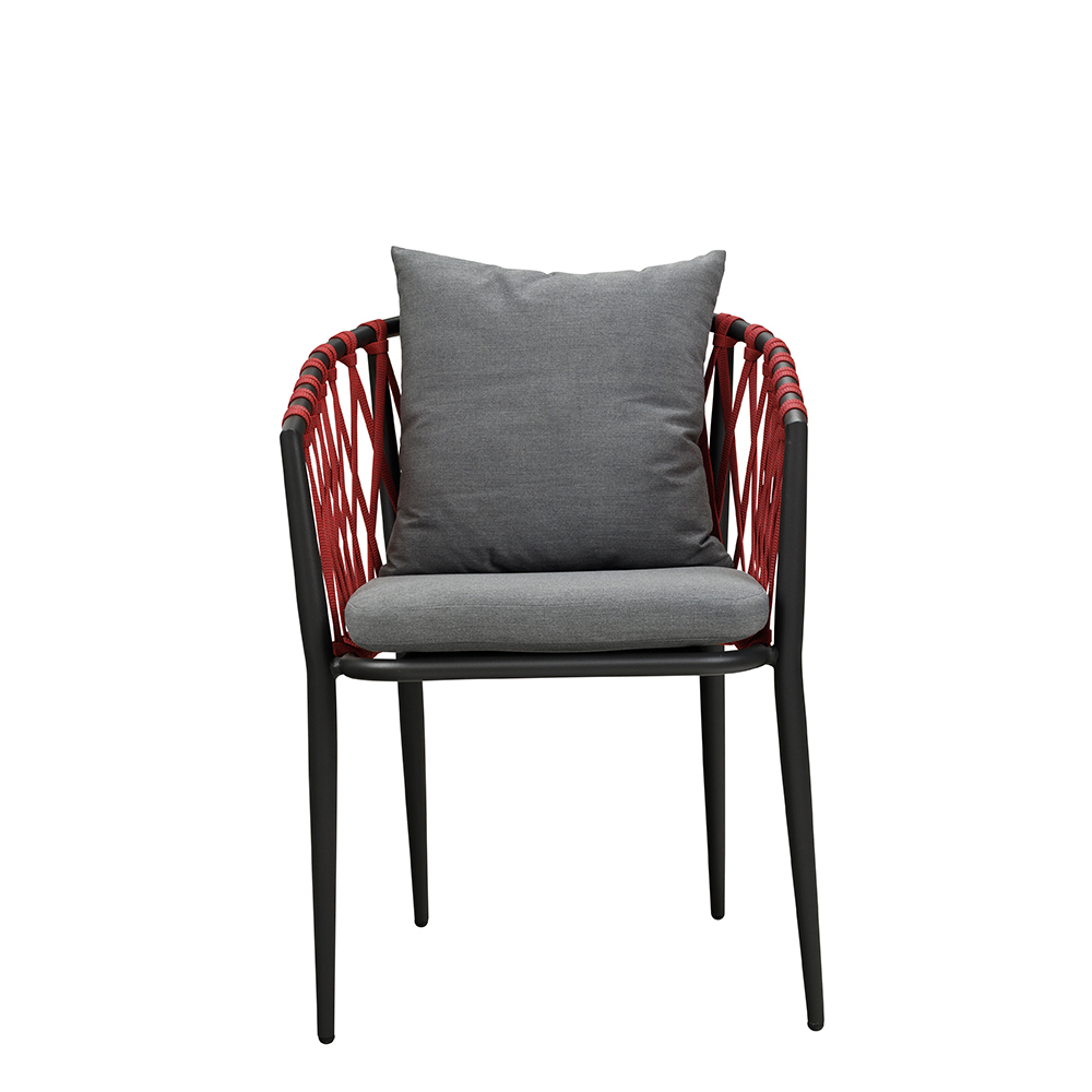Gastronomie_Outdoorstuhl_Crosima-Red-Grey_frontal_1000px