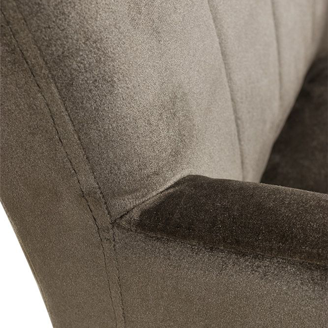 Jinidis-Arm-200_Genova-101_Wenge_Detail_1_1000px Gestell: Wenge / Bezug: Geovena-101