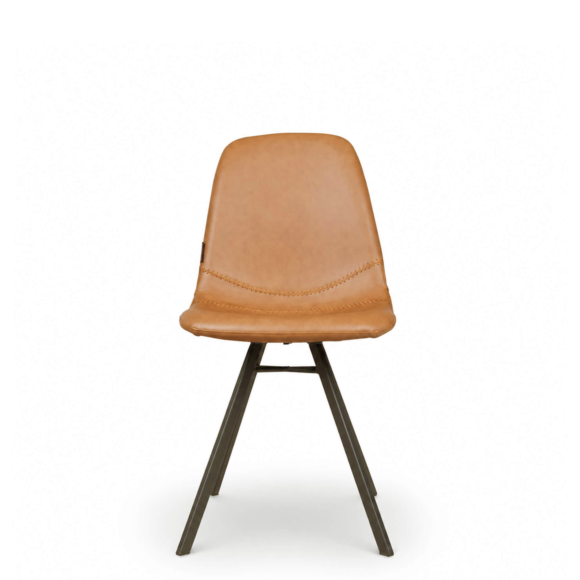 Gastronomiemoebel Polsterstuhl Jones brown - Frontal