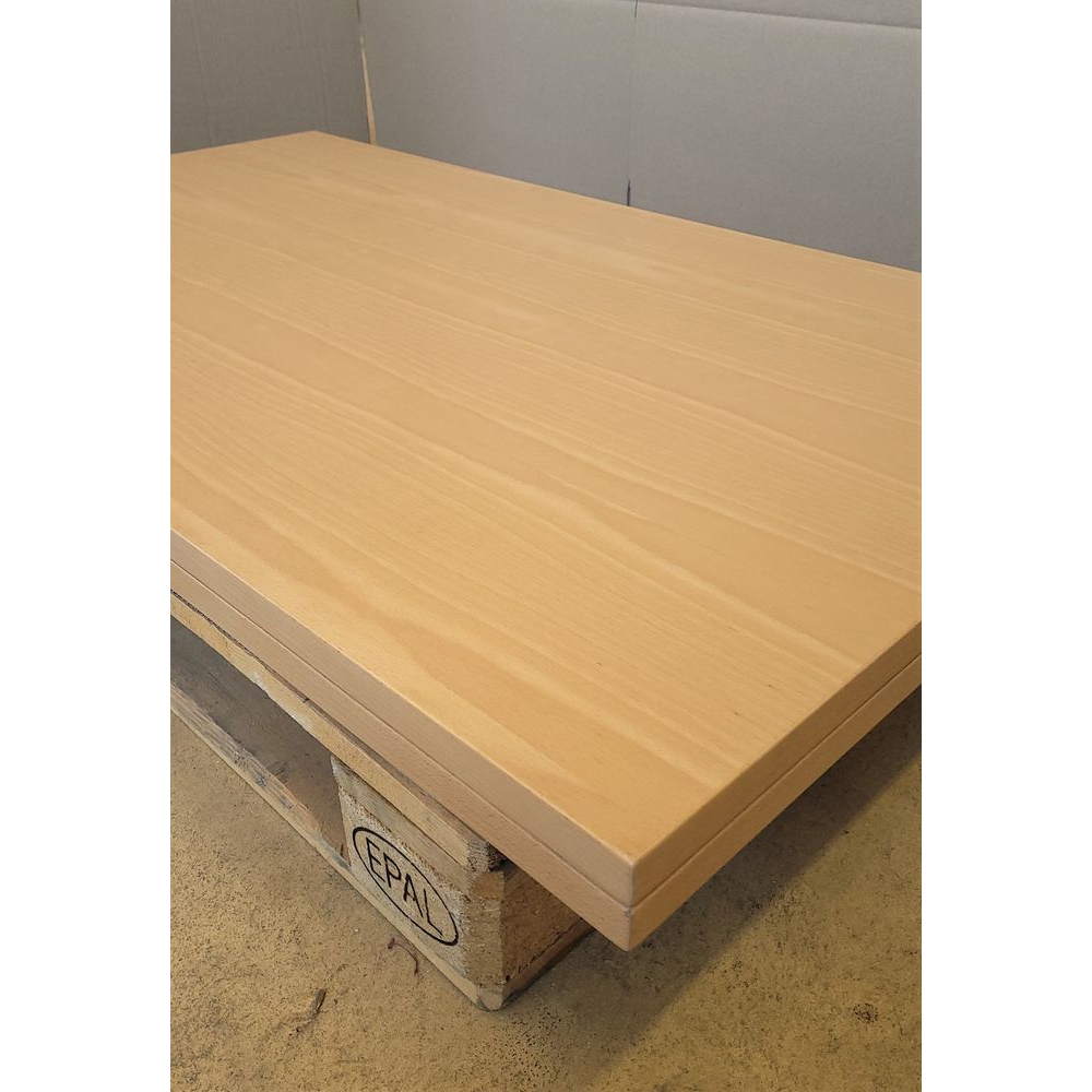 20230228_125534 Massivholz Tischplatte 29mm 140x80cm Buche natur Sonderposten