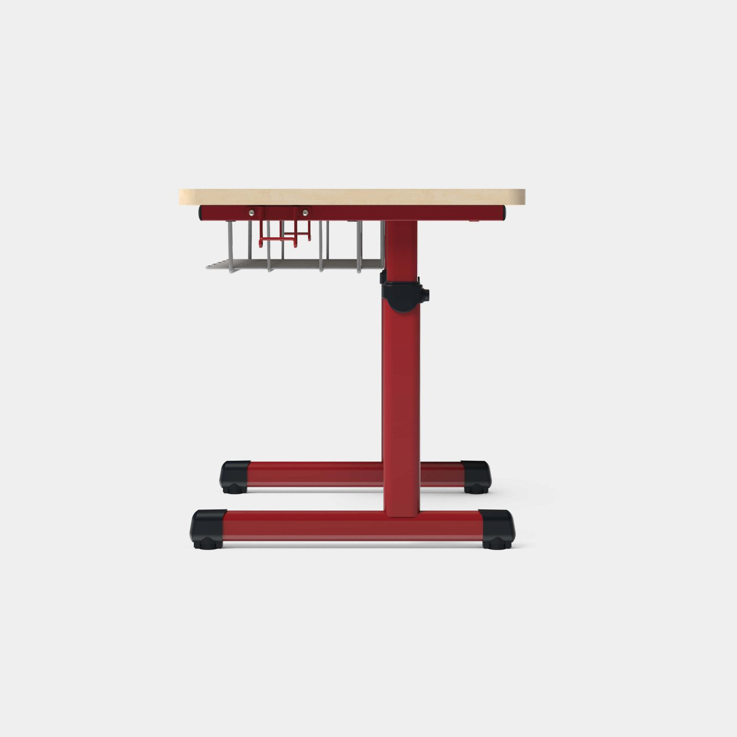 ID-00119-PUPITRE-SIMPLE-REGULABLE-RAL-3003-PERFIL-WITH-DRAWER-min-scaled