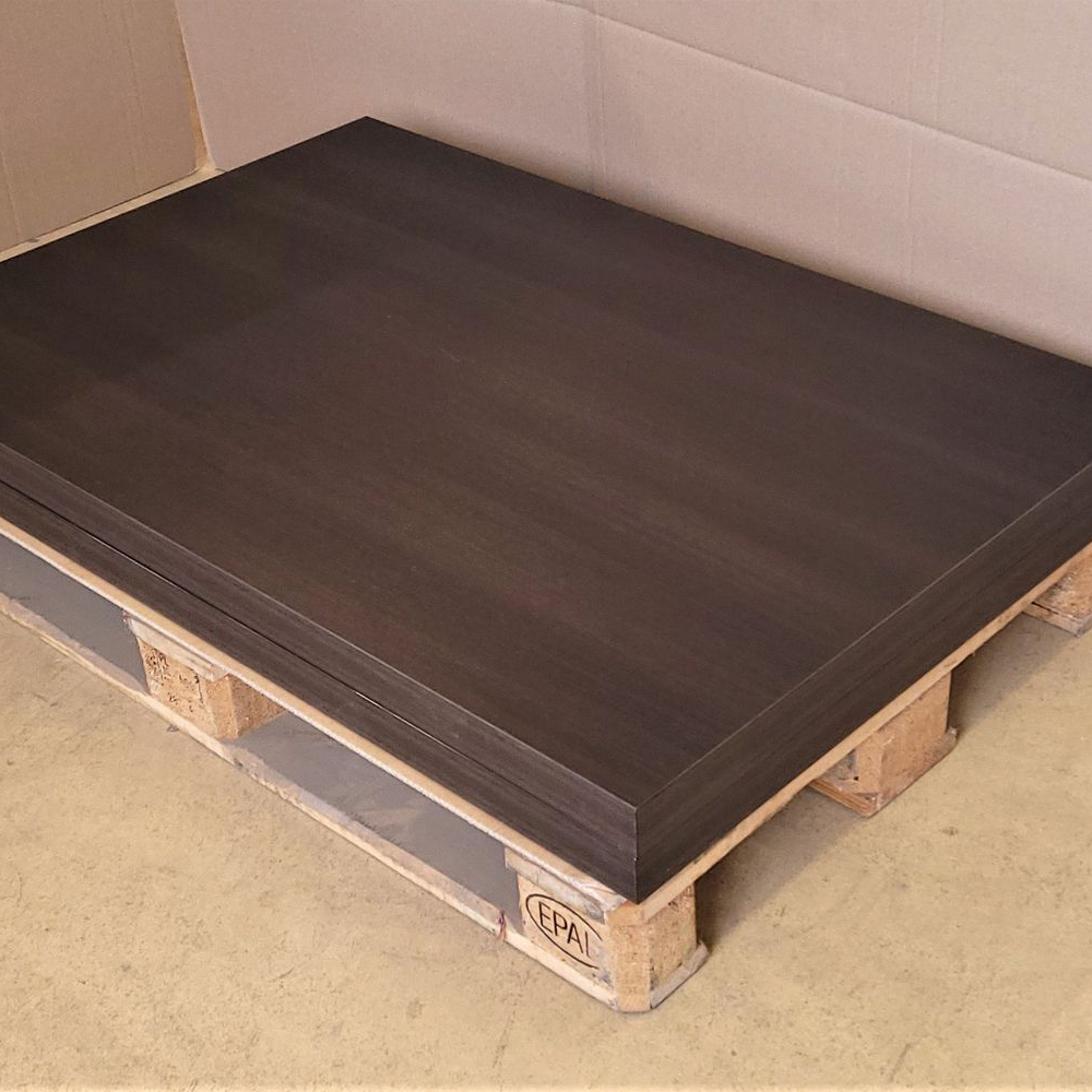 20230227_092640 Melaminharz Tischplatte 50mm 120x80cm Wenge Sonderposten