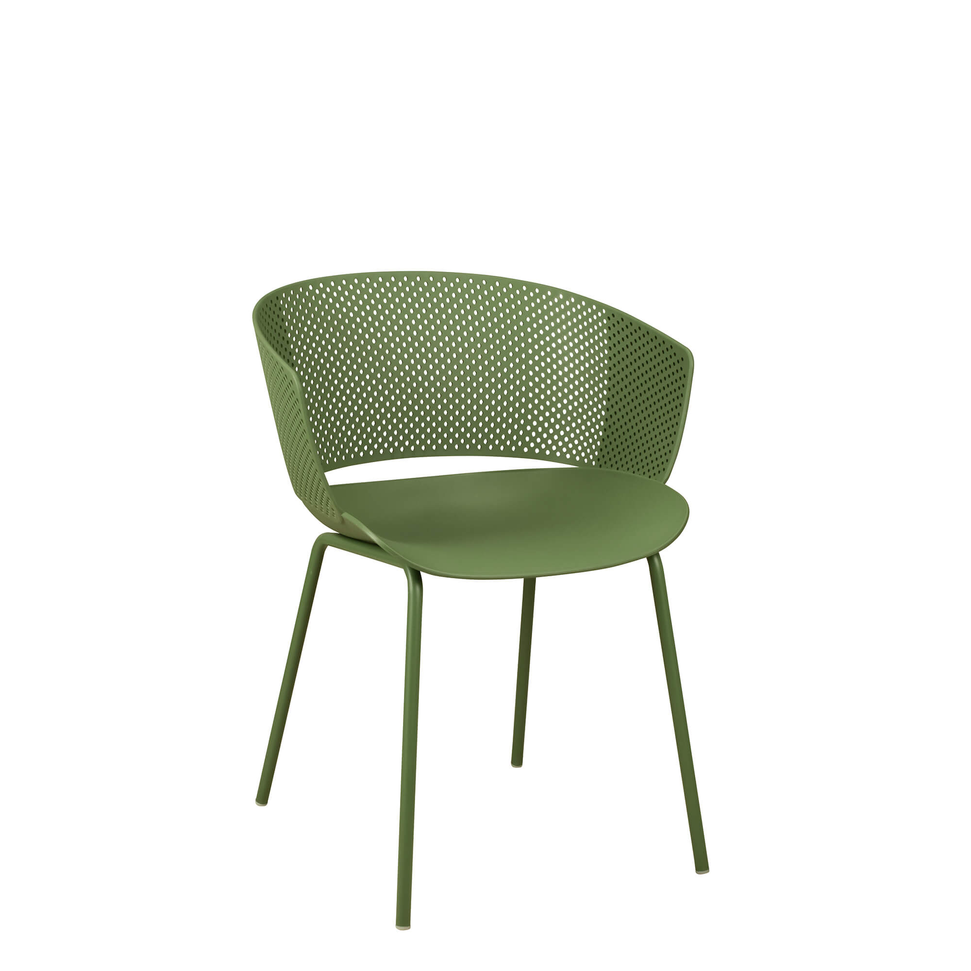 Gastronomiestuhl Outdoor Foma-F832 green - Vorderansicht