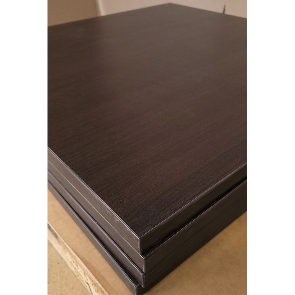 Melaminharz-Tischplatte 25mm 70x70cm Wenge - Sonderposten