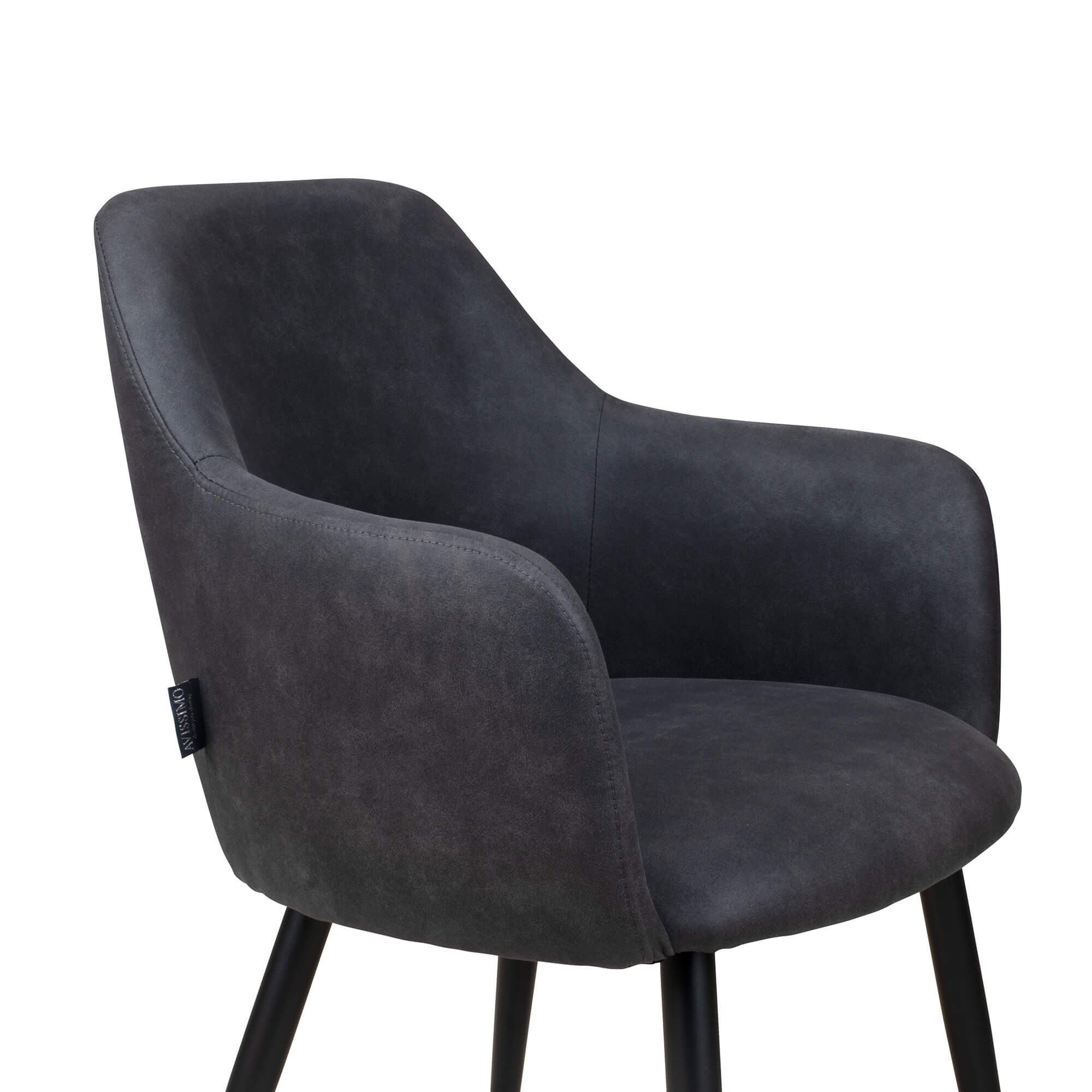 Uson Arm Yuma 16 Vollpolsterstuhl für Gastronomie – Sitzschale seitlich