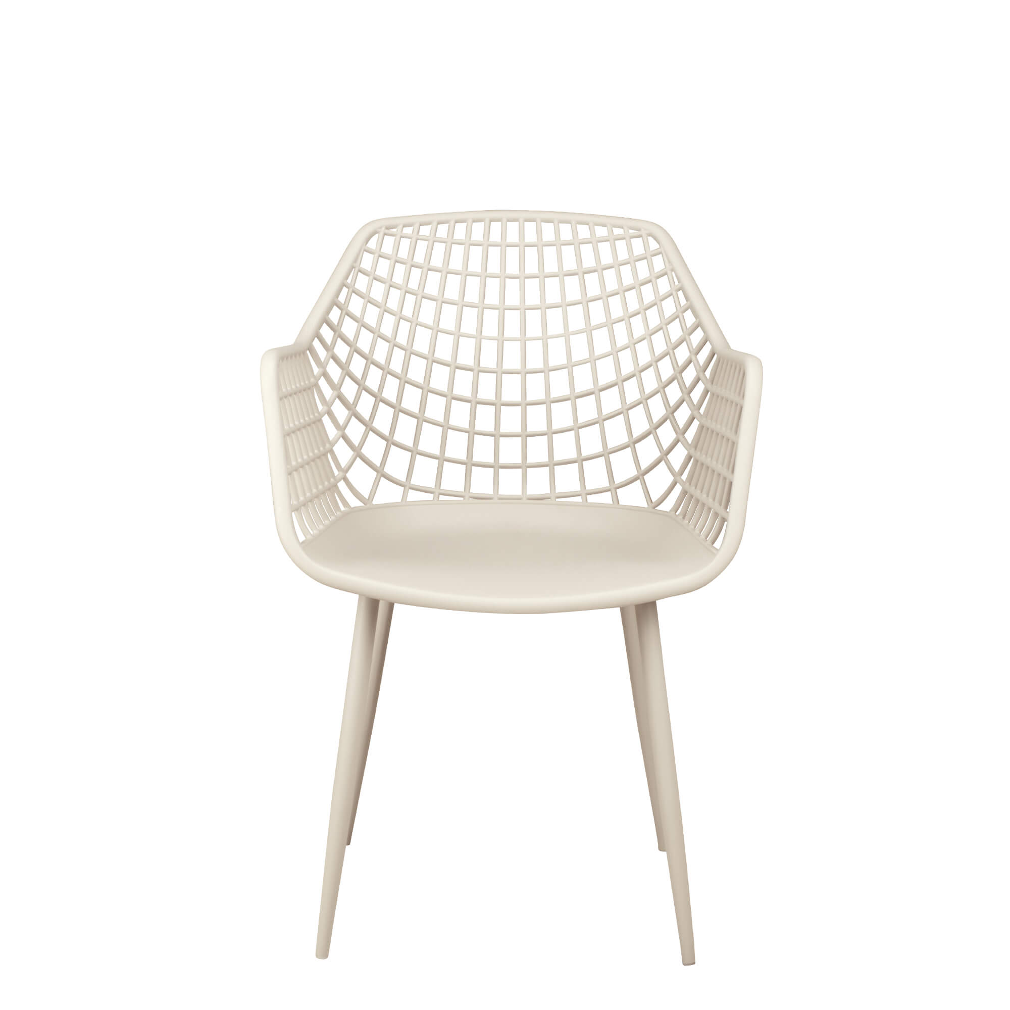 Gastronomiestuhl Outdoor Foma 1692 light-grey - Frontal