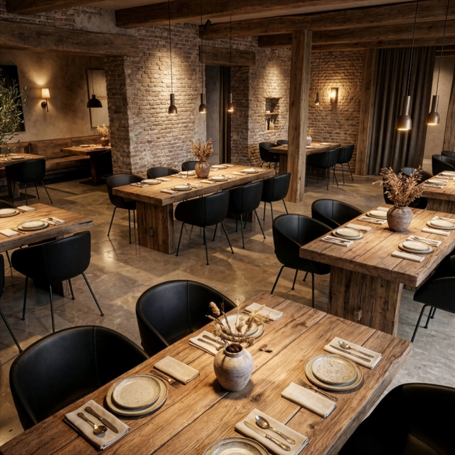 gastronomiestuhl_polsterstuhl_estara_antique_black_milieubild_restaurant Gastronomiestuhl Polsterstuhl Estara Antique Black - Milieubild Restaurant