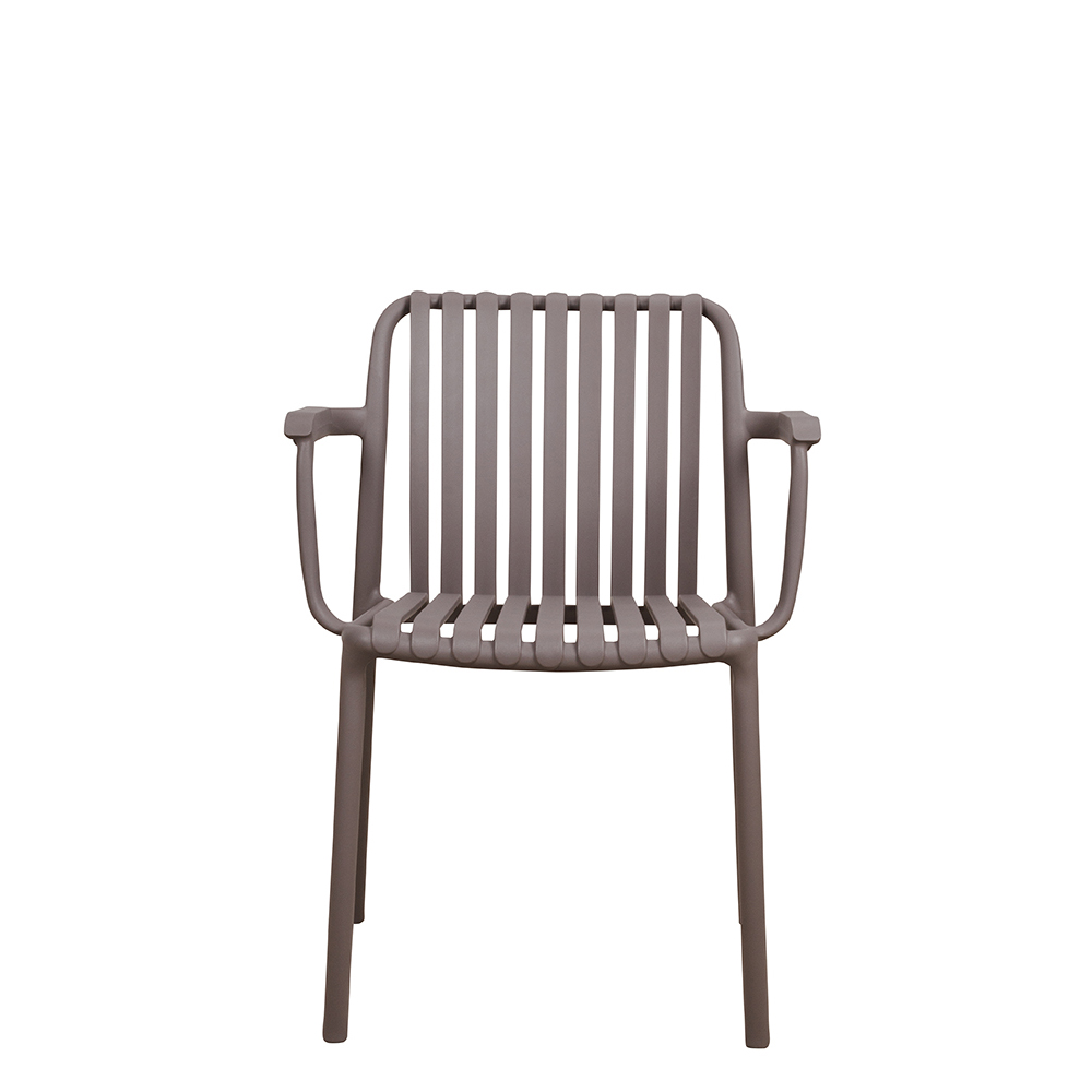 Gastronomie-outdoor-kunststoff-stuh-FOMAl-1819_Taupe_frontal_1000px Kunststoffstuhl FOMA 1819 Taupe