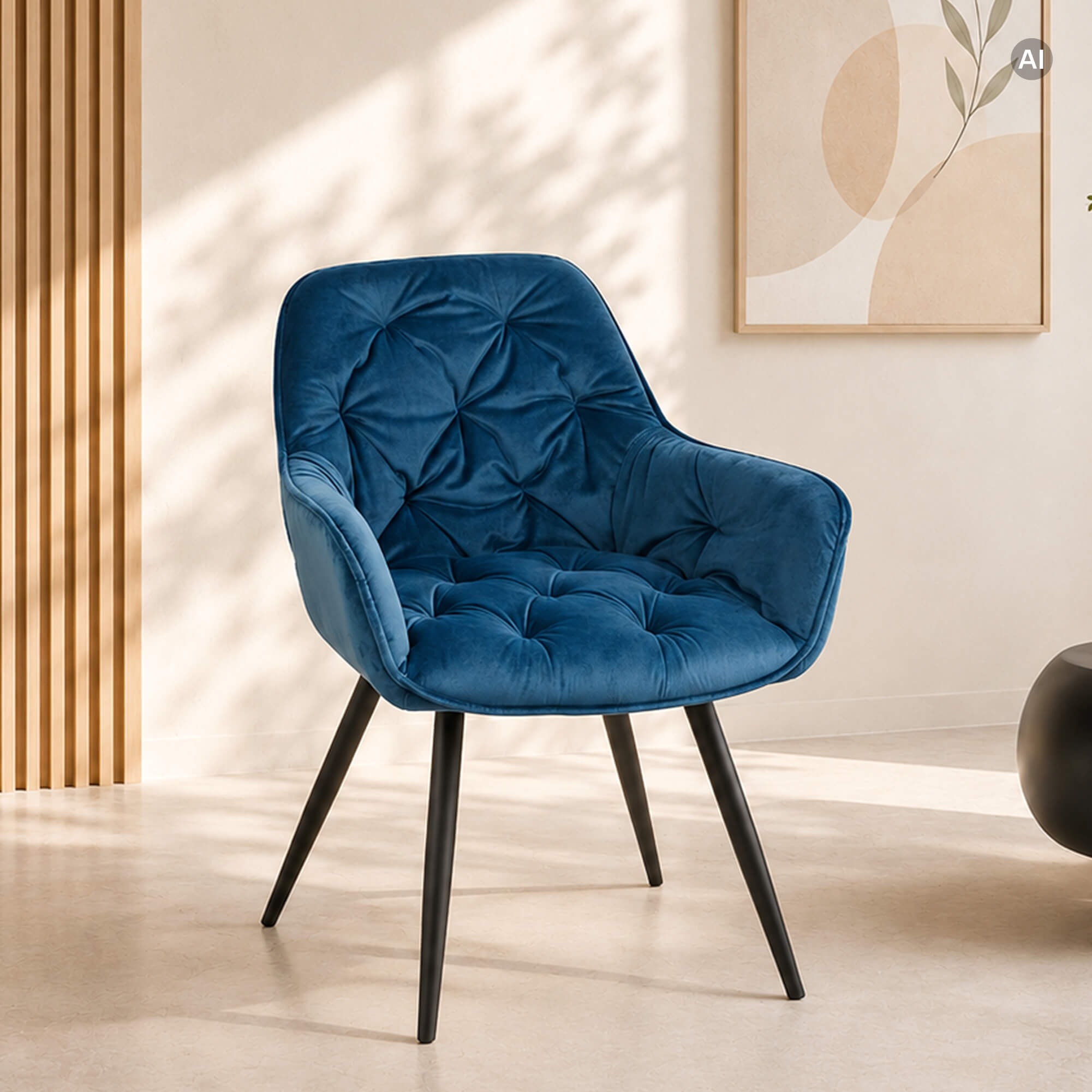 Polsterstuhl Ginger Blue