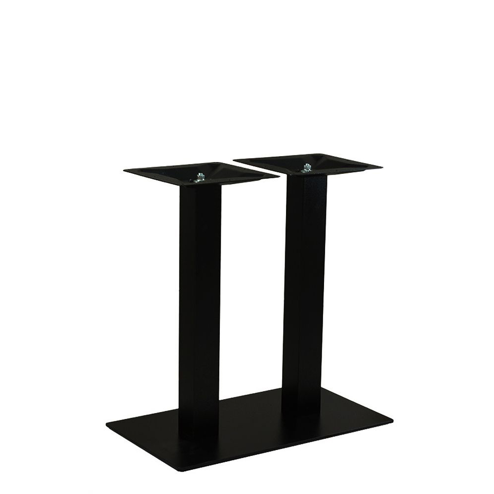 Tischgestell aus Metall für die Gastronomie - Marino-TGF-407 mit zwei Metallsäulen ohne Platte