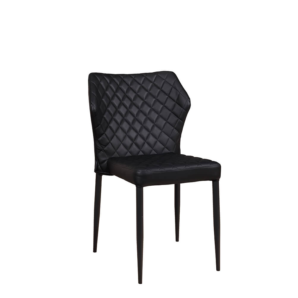 Polsterstuhl_Metallgestell_Loras_41 Stapelstuhl Loras ST Black